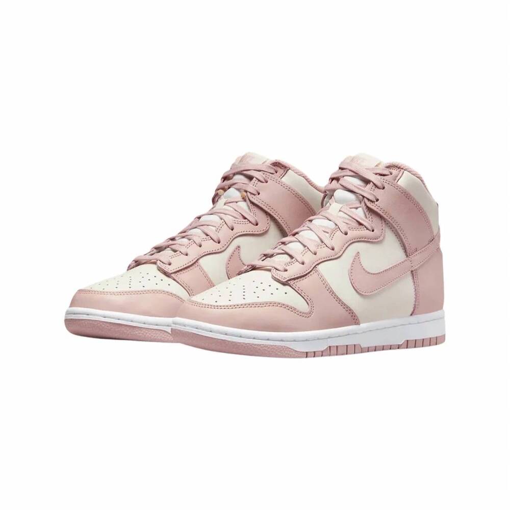 NEW NIKE women's dunk high sneakers in phantom pink - Picture 7 of 10